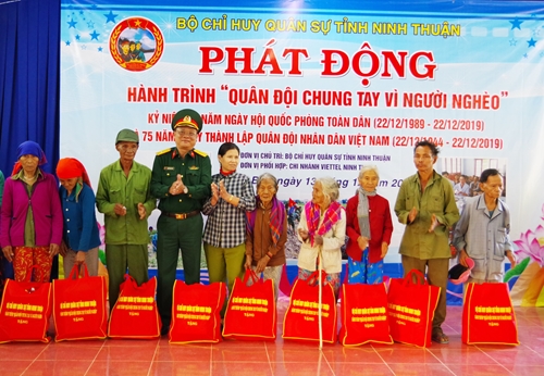 Hành trình “Quân đội chung tay vì người nghèo” tại Ninh Thuận
